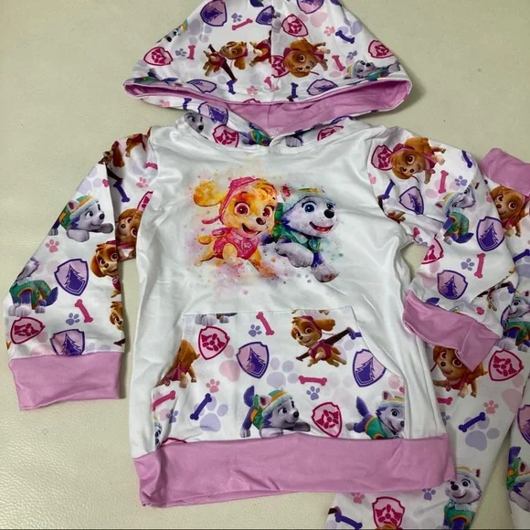 Paw 🐾 patrol cute hoodie top long pants outfit set - Picture 4 of 10